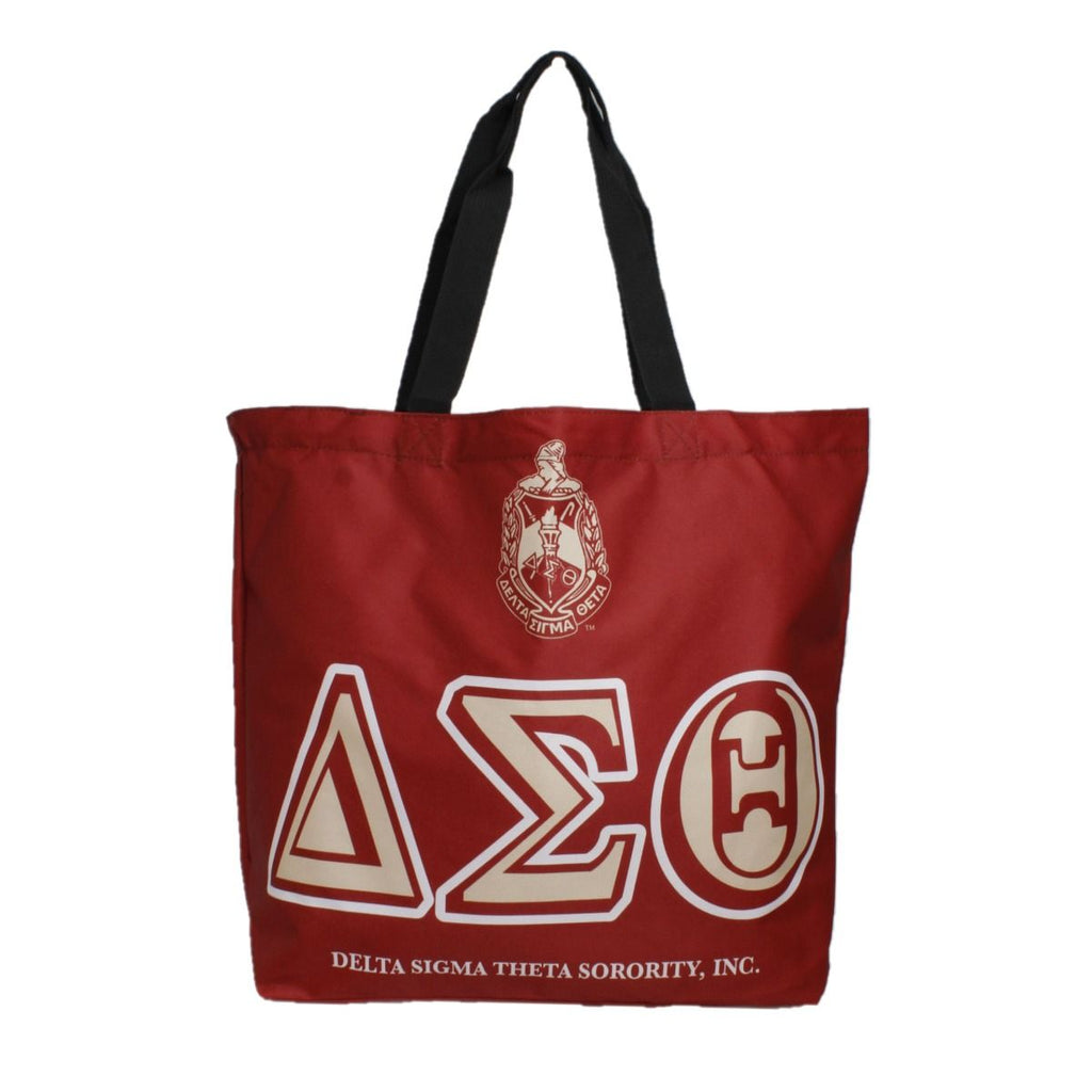 DST Sorority Crimson Large Shopper Tote for Women