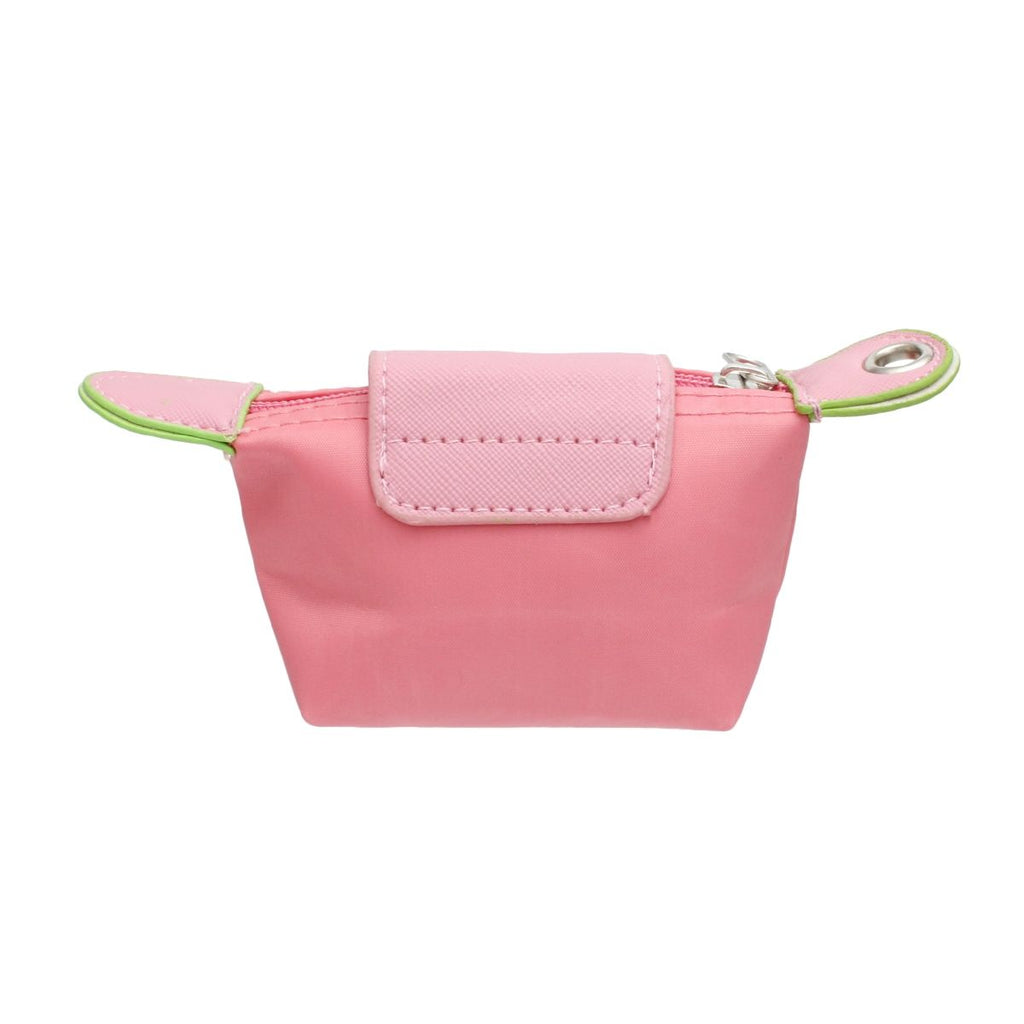 AKA Sorority Pink Nylon Wristlet Strap Mini Pouch