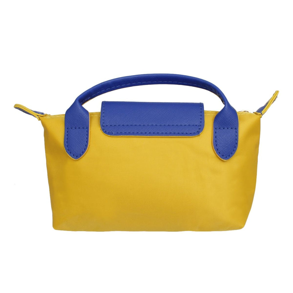SGRHO Soror Yellow Nylon Mini Pouch Handle Strap