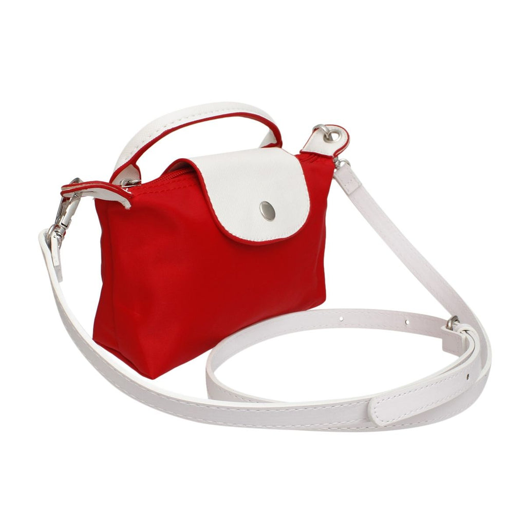 DST Sorority Red Nylon Mini Pouch Handle Strap