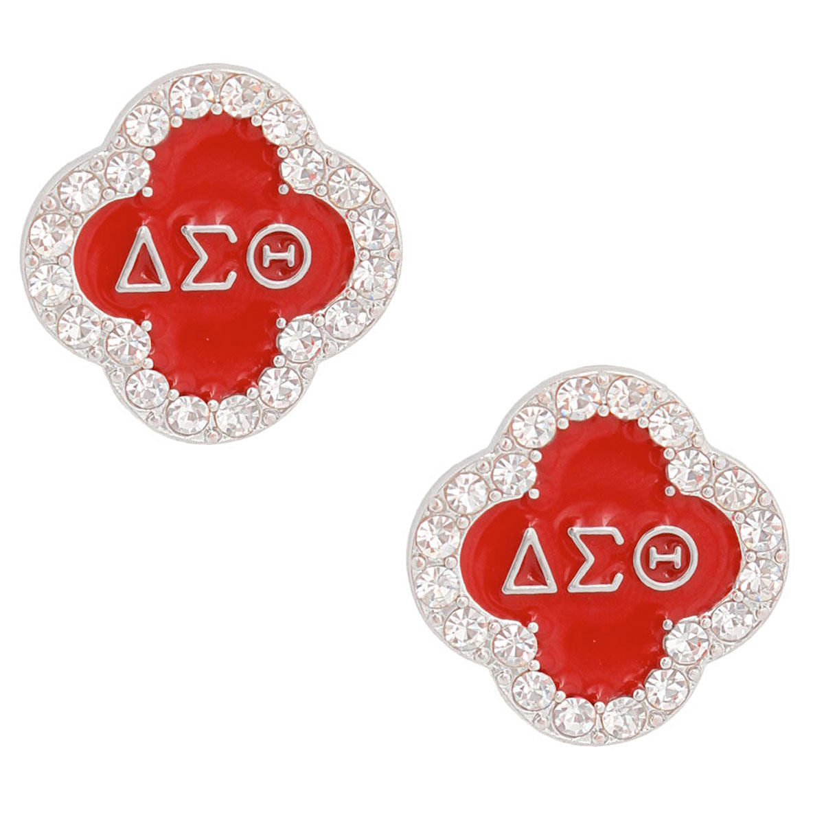 Red Sorority Studs DST