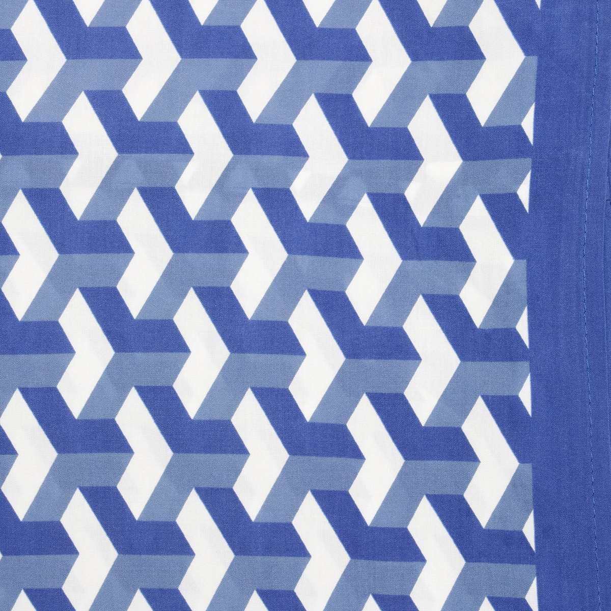 ZPB Sorority Kimono Blue White Block Print Women