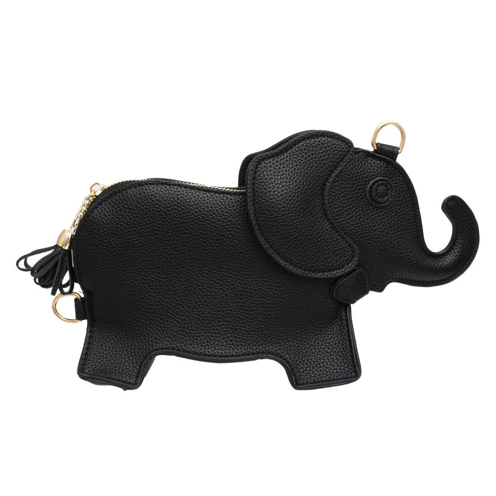 Bag Black Elephant Crossbody Clutch for Women