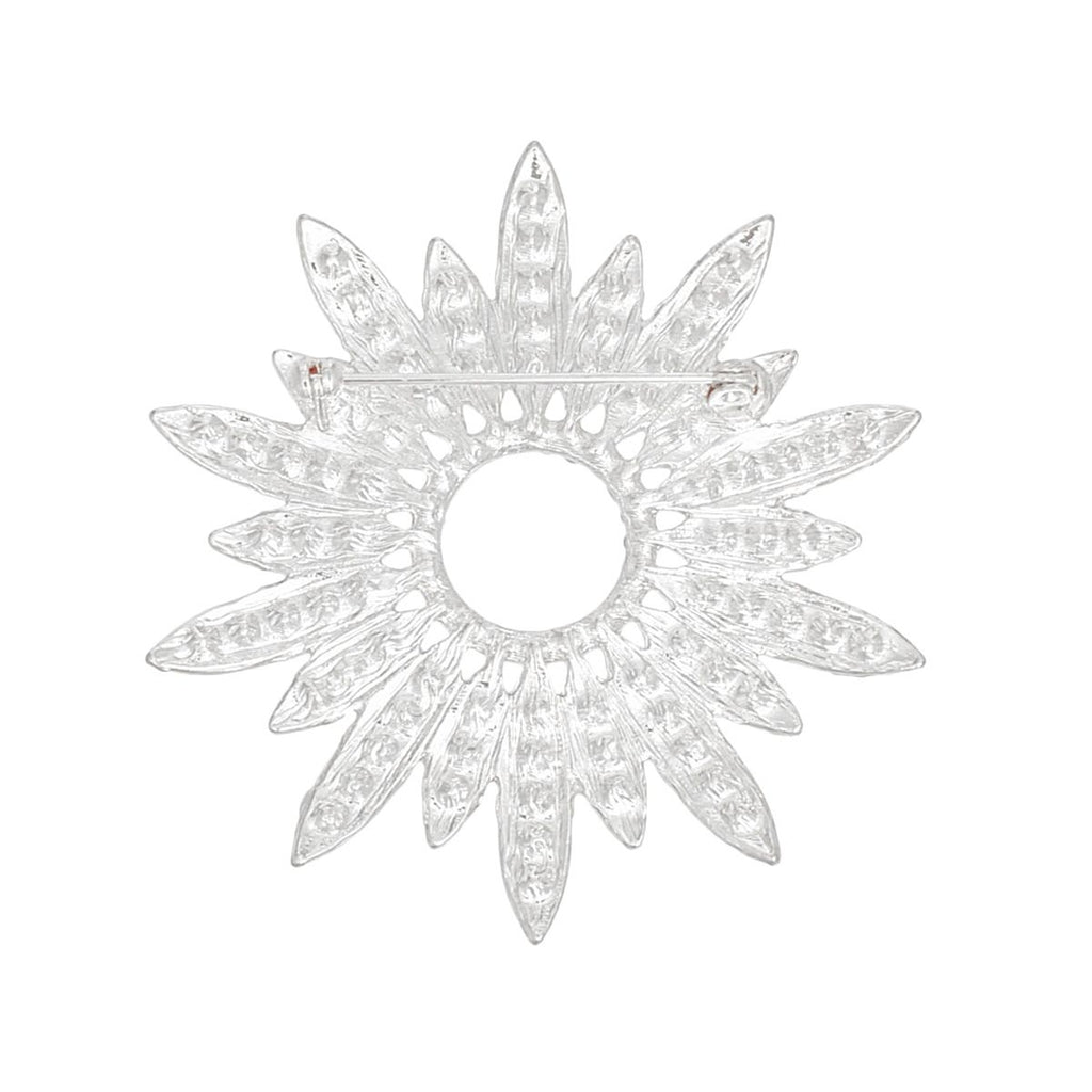 Brooch Celestial Star Silver Pin for Women